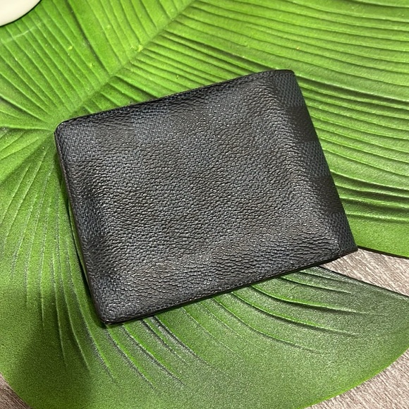 Louis Vuitton Damier Bi Fold Graphite Multi Wallet Black And Grey - Picture 3 of 8